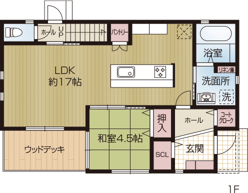 アンビシャス生駒台北の参考間取り図