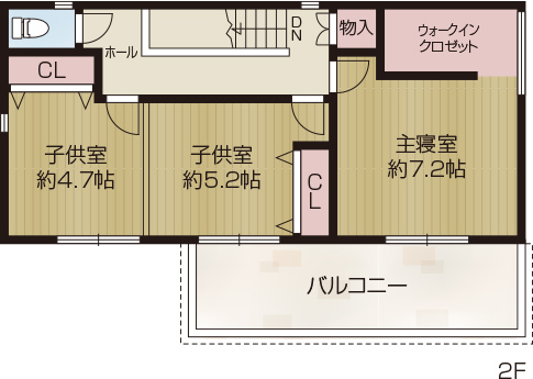 アンビシャス生駒台北の参考間取り図